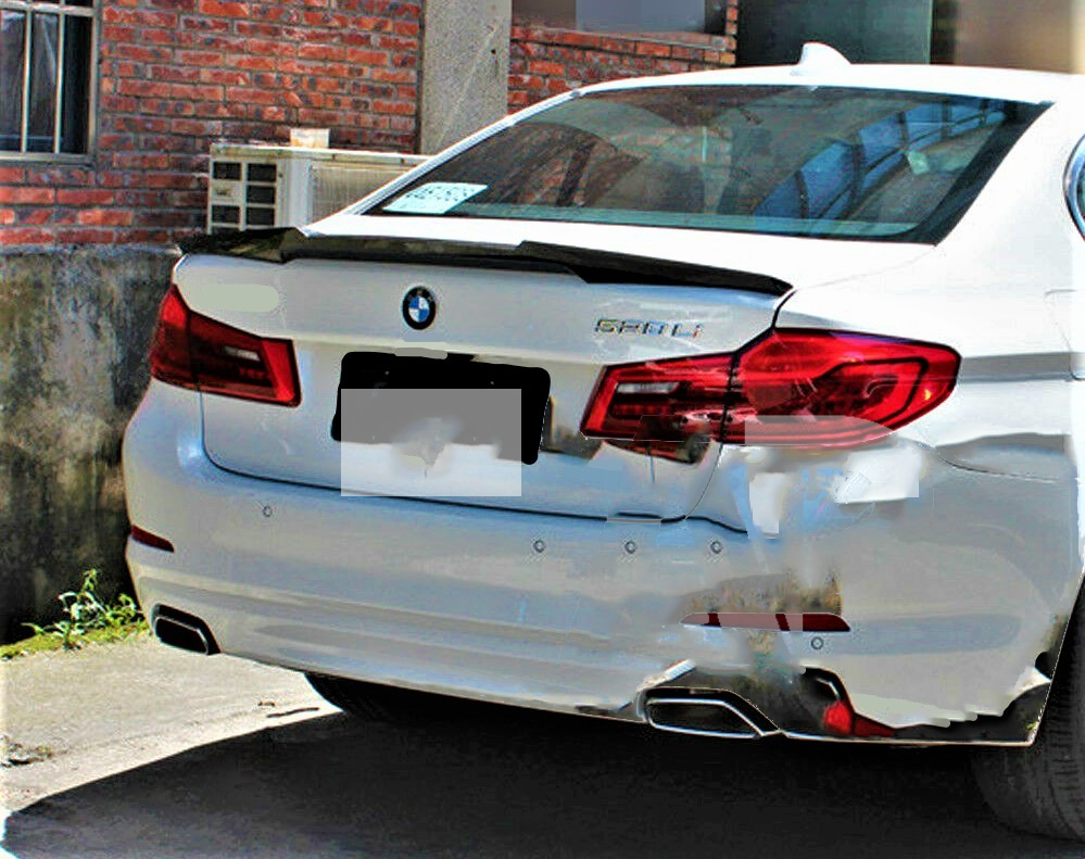 BMW M Sport 5 Series M5 G30 F90 Carbon Fibre M4 Style Boot Lip Spoiler 2016 plus