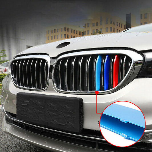 Set Grille Cover Clip Strip Trim For BMW 5 Series G30 G38 Accessories 2018 2019