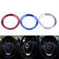 Silver Car Wheel Center Ring Cover Interior Accessories For 3 Series BMW Decor