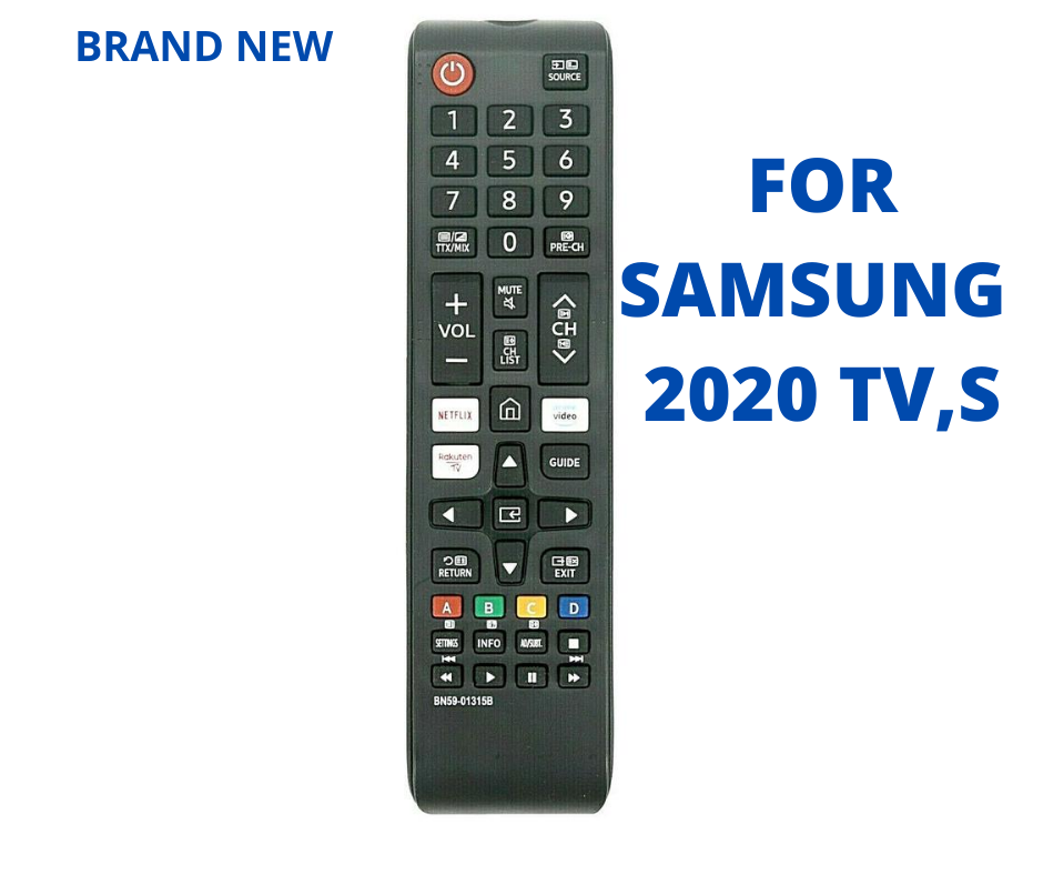 Replacement For Samsung UE65TU7005K 65" 4K UHD Smart TV Remote Control