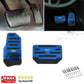 2PCS Blue Non-Slip Automatic Gas Brake Foot Pedal Pad Cover Car Accessories