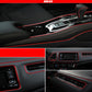 Red 16.4ft 5m Car Interior Door Crack Edge Line Insert Molding Trim Strip Decor