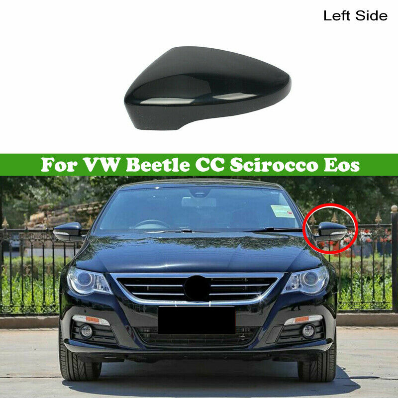 Left Side For VW Scirocco CC Beetle 5C Eos Passat Door Side Wing Mirror Cover