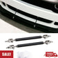10CM Black Universal Car Front Bumper Lip Splitter Rod Strut Tie Bar Support ah