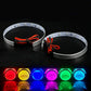 Devil Demon Halo Angel Eyes Car Headlight Projector Bulb Ring Light Universal