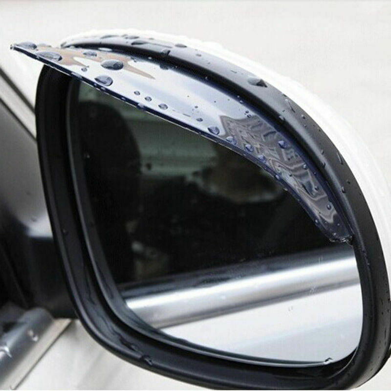 4pcs Car Rear View Side Mirror Rain Board Eyebrow Guard Sun Visor Accessories UK