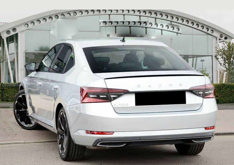 SKODA SUPERB MK3 SPORTS STYLE REAR BOOT SPOILER LIP WING 2020 ONWARDS FACELIFT