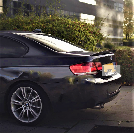 BMW M Performance 3 Series Coupe M3 E92 Gloss Black Boot Lip Spoiler 2004 to 2012
