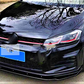 VW Golf MK7.5 R GTD GTI Gloss Black Front Splitter Spoiler Lip Body Kit 2016-20