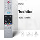 CT-8541 Remote Control For Toshiba NETFLIX Smart LED TV 24W2863DB