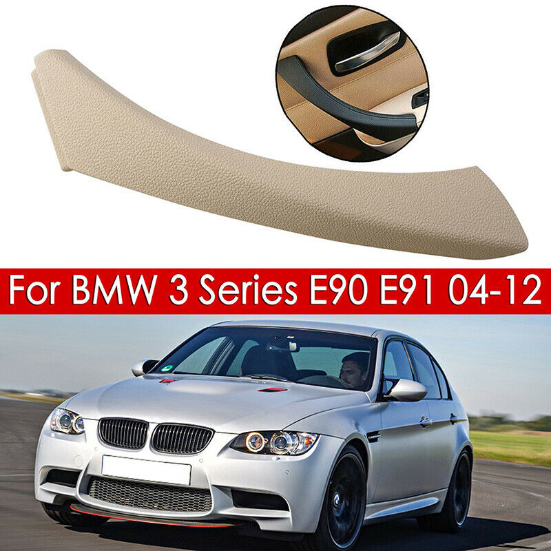 1xBeige Left Side Door Handle Pull Trim Cover For BMW E90 E91 3 Series 2004-2012