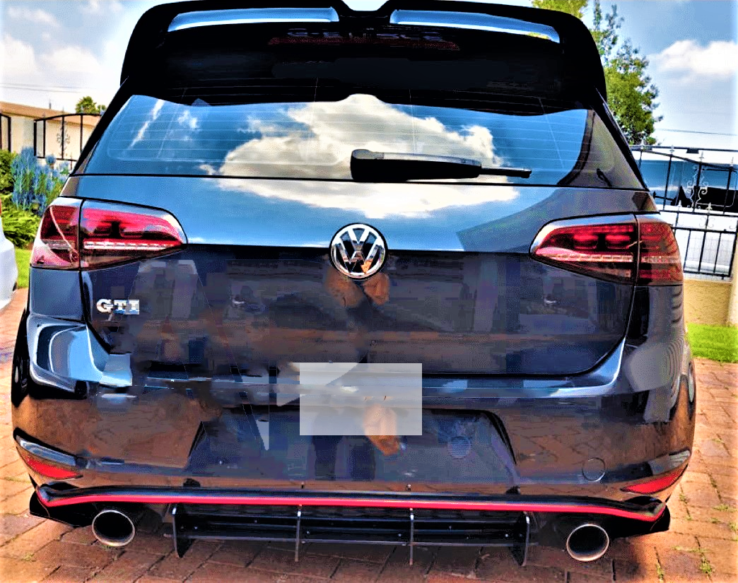 VW Golf GTI MK7 Rear Blade Diffuser & Side Splitters 2013-2020 Spoiler Complete Body Kit