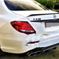 Mercedes E Class E63S AMG Style W213 Gloss Black Boot Lip Spoiler 2016 20