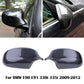 Carbon Fiber Look Mirror Cover Cap For BMW 3 Series E90 E91 E92 E93 2008-2012 UK