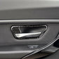 Real Carbon Fiber Door Handle Frame Interior Trim Cover For BMW 3 Series F30 F34