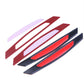 4PCS/Set Car Truck Reflective Warn Strip Tape Bumper Safety Stickers Decal Red