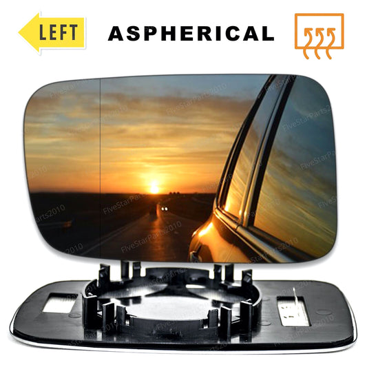 Left side Wide Angle mirror glass for BMW 3 series Coupe cabrio 98-05 Heated