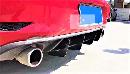 VW Golf GTI MK7.5 Rear Blade Style Diffuser 2016-2020 Spoiler Body Kit