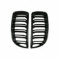 For BMW 3-Series E90 E91 06-08 Pre-LCI Glossy Black Kidney Front Grill Grille UK