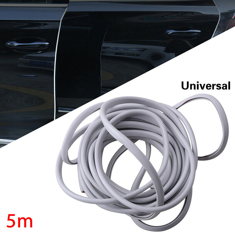 1*Car Door Edge Protector Strips Moulding Trim Scratch Guard U Profile Grey 5M