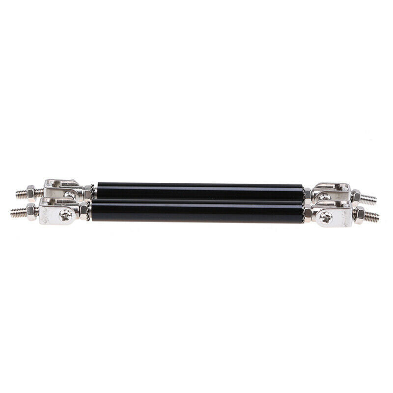 75mm Adjustable Car Front / Rear Bumper Lip Splitter Brace Rod Support Bar Black