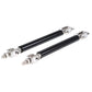 75mm Adjustable Car Front / Rear Bumper Lip Splitter Brace Rod Support Bar Black