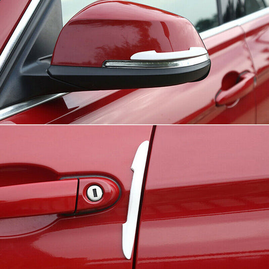 Car Door Edge Guard Scratch Protector Anti-collision Strip Stickers Trim white