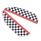 Checkered Car Rear View Wing Mirror Sun Shade Shield Rain Board Eyebrow Guard