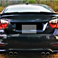 BMW M Sport 3 Series M3 E90 Gloss Black M4 Style Boot Lip Spoiler 2004-2012