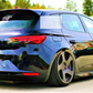 SEAT Leon Cupra Look 5 Door MK3 5F Gloss Black Rear Lip Boot Spoiler 2012-20