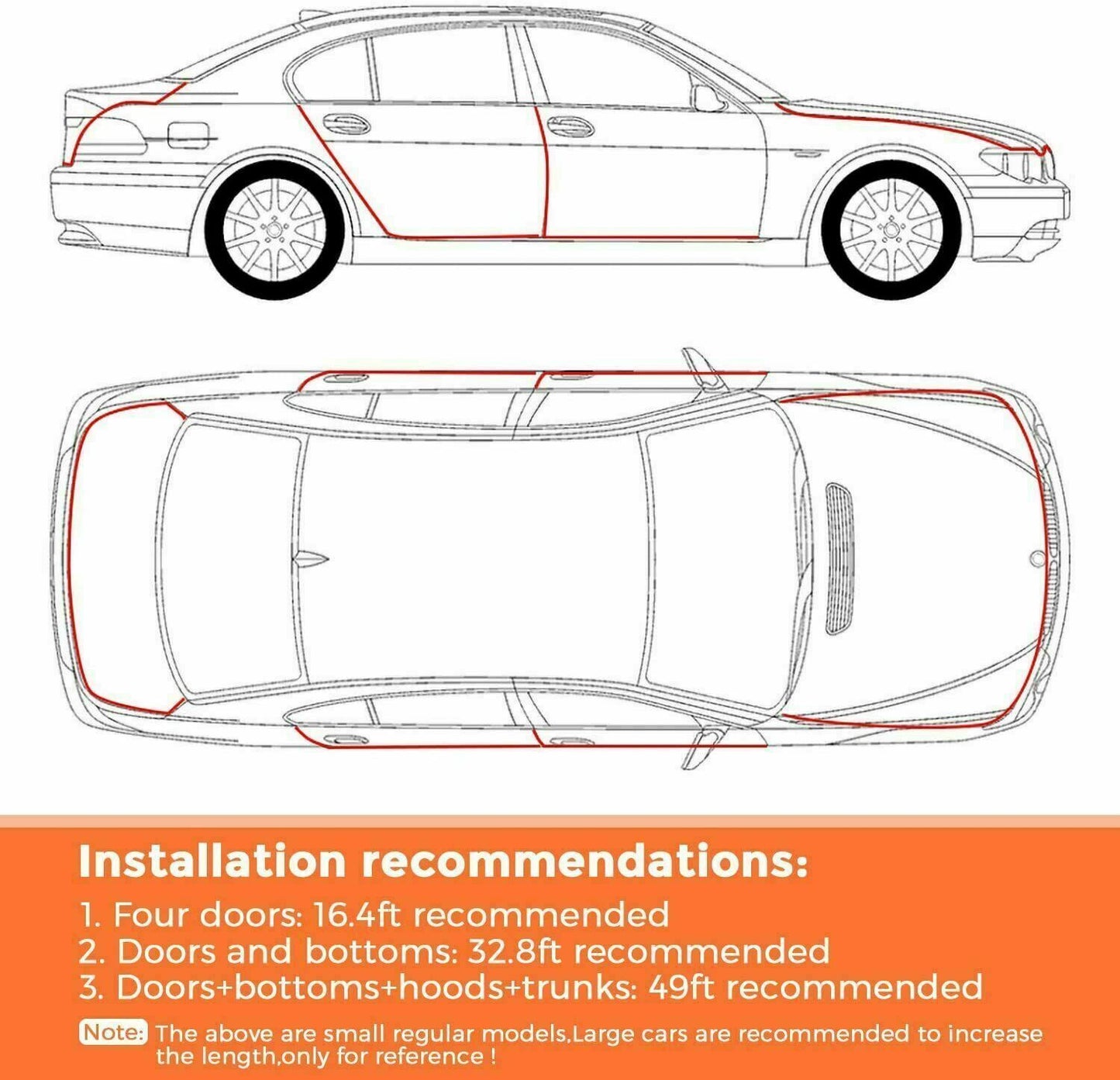 1*Car Door Edge Protector Strips Moulding Trim Scratch Guard U Profile Grey 5M