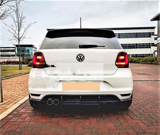 VW Volkswagen Polo MK5 6C GTI Rear Diffuser 2014-2017 Rear Spoiler Body Kit