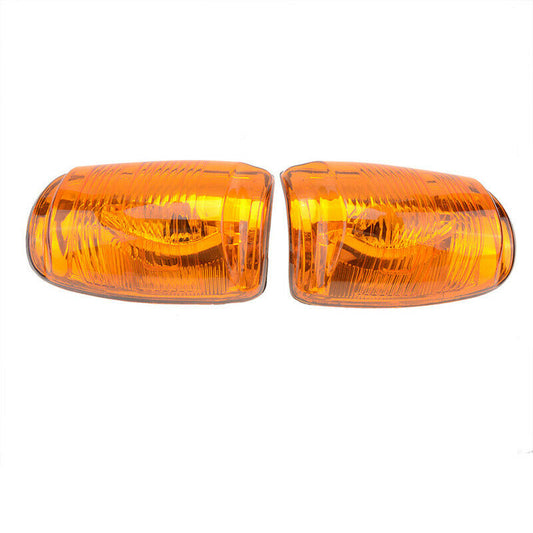 2pc Side Mirror Turn Signal Light Lens For 15-22 Ford Transit 150 250 350 Cargo