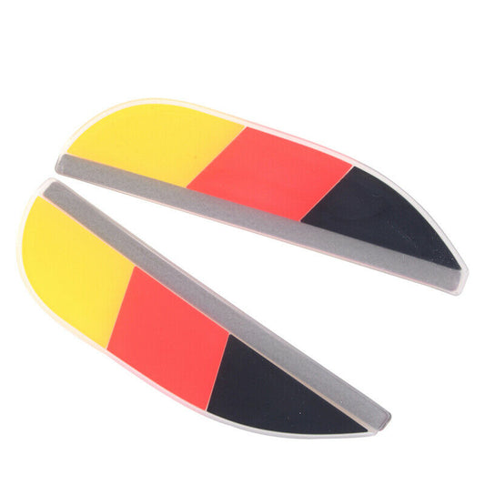 Car Rear View Wing Mirror Sun Shade Shield Rain Board Eyebrow Guard Germany Flag