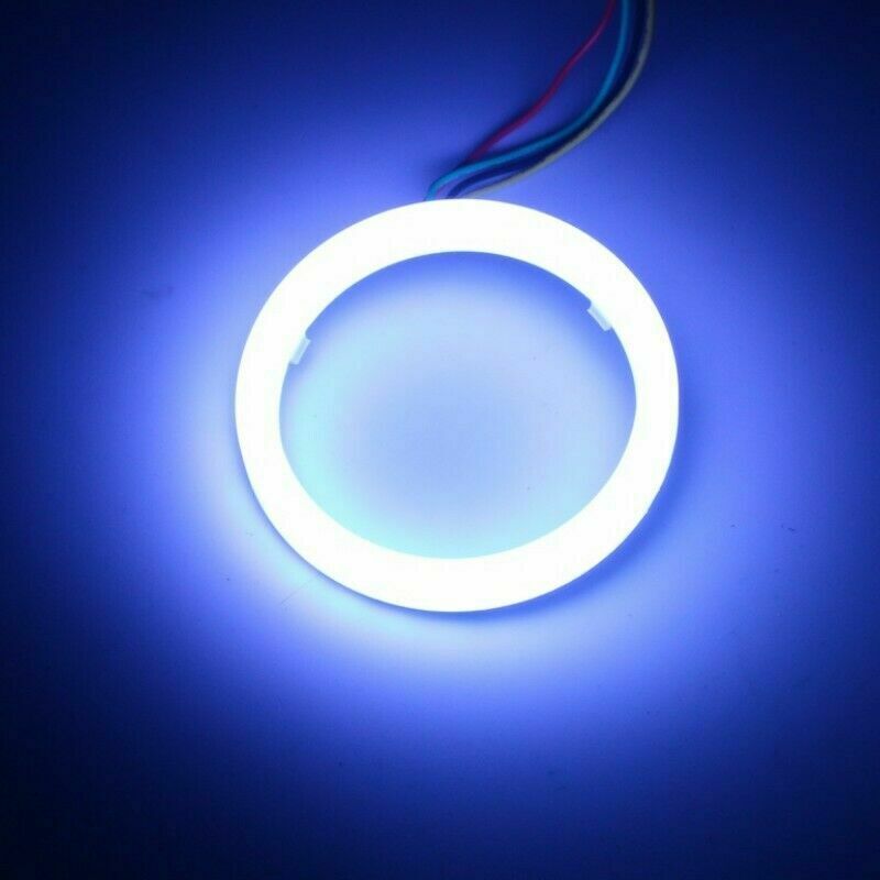 60-120MM COB Angel Eyes Halo 12V Car LED Light Ring DRL Headlight Lamp For BMW