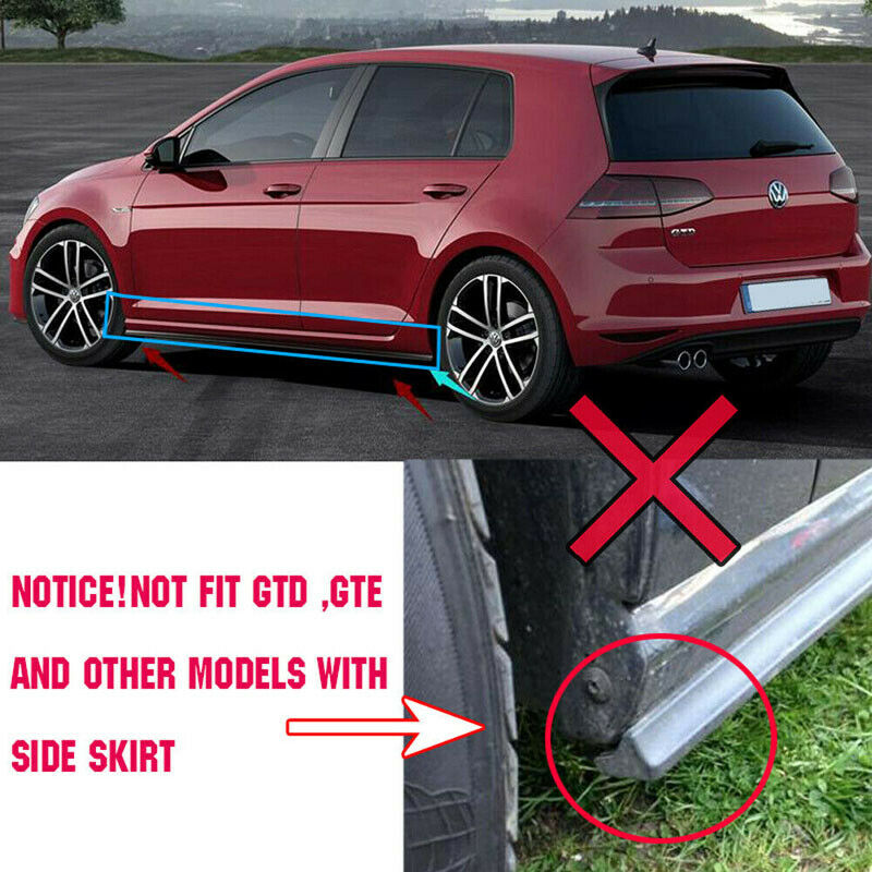 Front & Rear Mud Flaps Fit For VW Golf Mk7 7 2013-2018 Splash Guards Mudguards