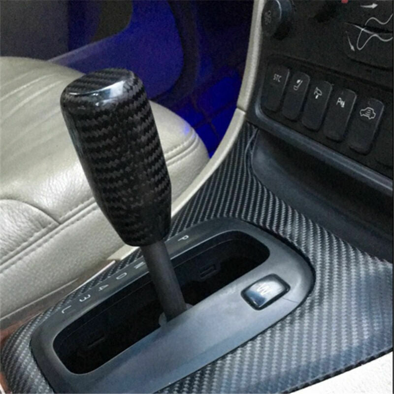 Real Carbon Fiber Gear Stick Shift Knob Shifter Manual Transmission Universal