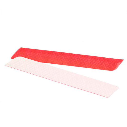 Red Reflector Decal Warning Stickers Car Rim Reflective Strip Tail Safety UK