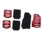 3x Non Slip Car Pedal Cover Red Brake Clutch Accelerator Manual Transmission UK