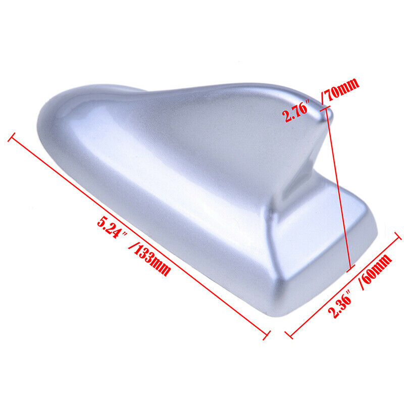 Silver Roof Shark Fin Aerial Dummy Antenna Decoration Tape For Toyota Camry