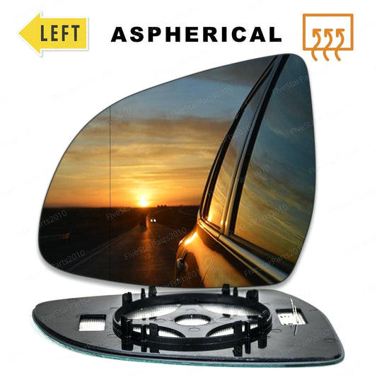 Left Passenger wing mirror glass for BMW X7 2018-22 door side Wide angle Heated