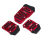 3x Non Slip Car Pedal Cover Red Brake Clutch Accelerator Manual Transmission UK