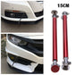 150mm Red Adjustable Car Front Rear Bumper Lip Splitter Strut Rod Support Bars