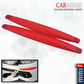 Pair Universal Car Red Anti-rub Strip Bumper Body Corner Protector Guard UK ah