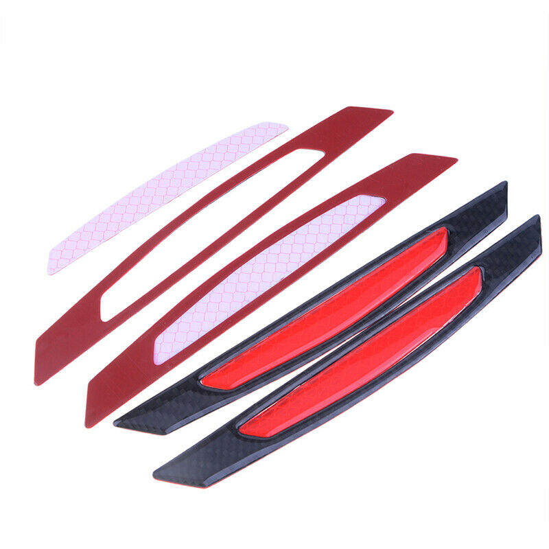 Car Auto Reflective Warn Strip Tape Bumper Red Safety Stickers Decal Accessories