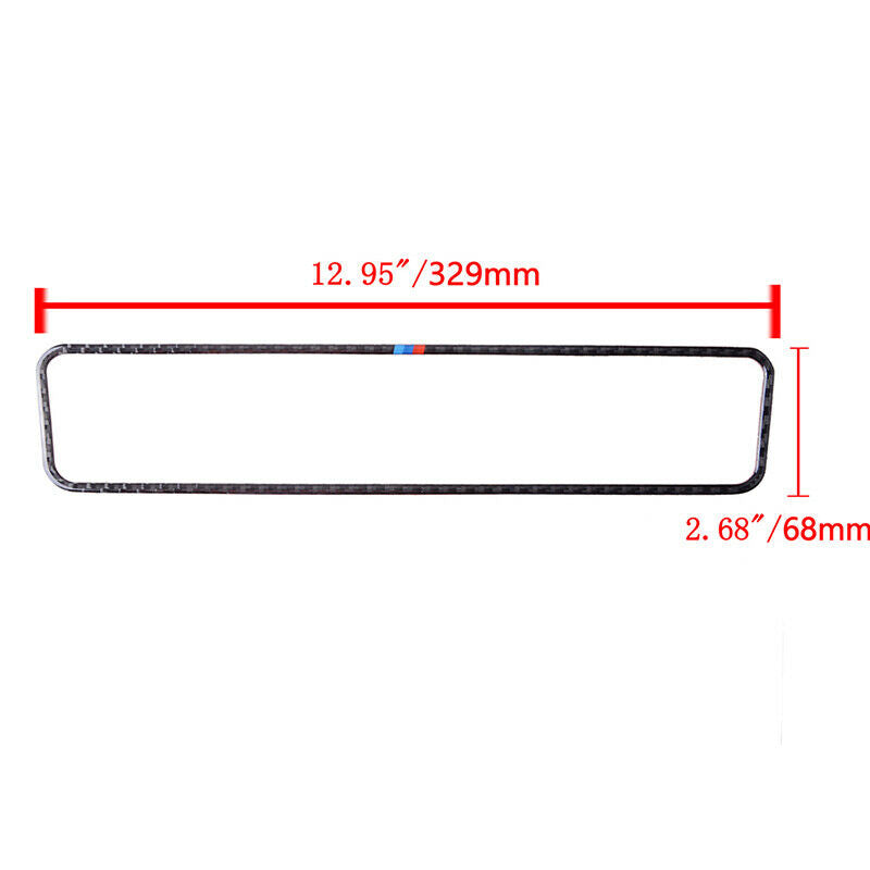 Carbon Fiber Control Air Conditioning Vent Outlet Trim Cover For BMW E90 E92 E93