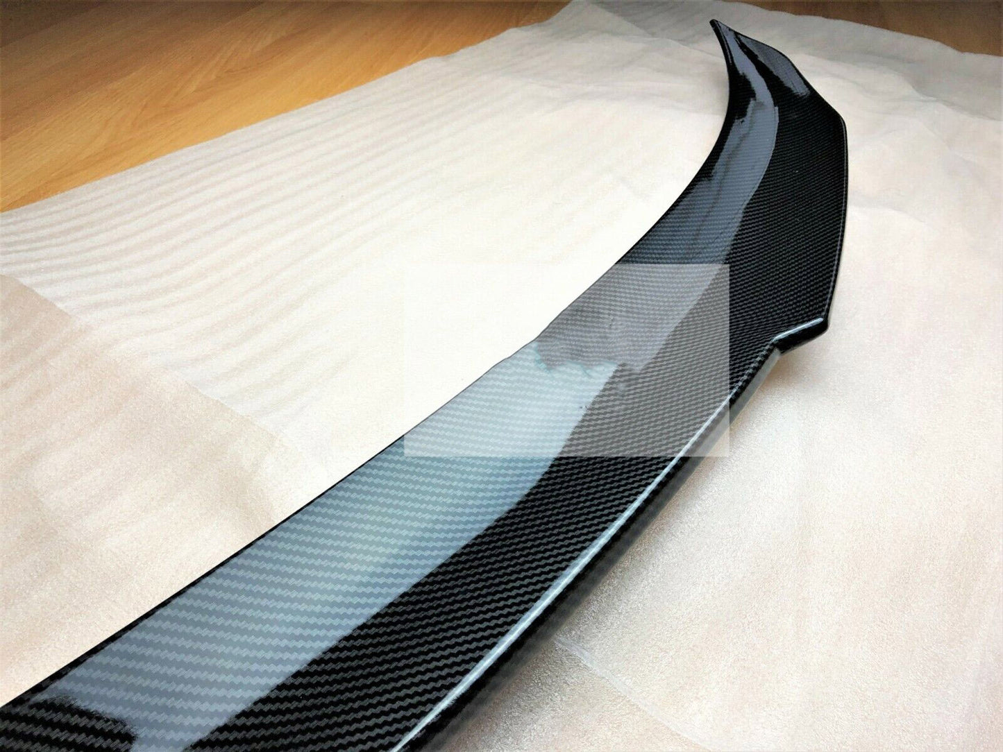 BMW M Sport 3 Series E90 Carbon Fibre High Kick PSM Ducktail Spoiler 2004 to 2012