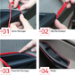 Green 16.4ft Car Interior Door Crack Edge Line Insert Molding Trim Strip Decor e