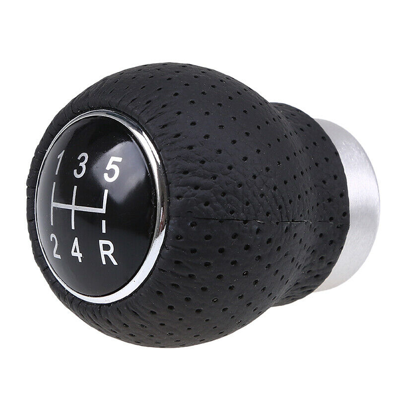 5 Speed PU Leather Manual Gear Shift Knob For FIAT 500 ABARTH PUNTO UK
