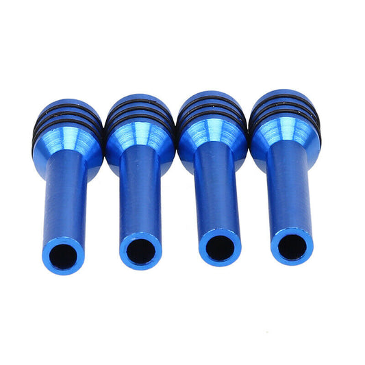 4Pcs Blue Alloy Truck Car Interior Door Locking Lock Knob Pull Pins Accessories